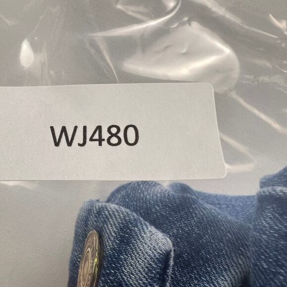 MOTHER Looker Ankle Fray Jeans Baby, Drive South Wash Low Rise Skinny Size 26 - Picture 15 of 15